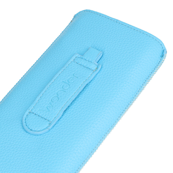 WONDER Deko Pouch Case (Size XXL) for Iphone 18 Pro Max/17 Pro Max/Samsung S26 Ultra/S25 Ultra/A17/A16/Google Pixel 10 Pro XL/Pixel 10 Pro/Pixel 10/Xiaomi Redmi Note 15 Pro/Motorola Edge 60/Moto G96 lightblue