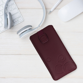 WONDER Deko Pouch Case (Size XXL) for Iphone 18 Pro Max/17 Pro Max/Samsung S26 Ultra/S25 Ultra/A17/A16/Google Pixel 10 Pro XL/Pixel 10 Pro/Pixel 10/Xiaomi Redmi Note 15 Pro/Motorola Edge 60/Moto G96 purple