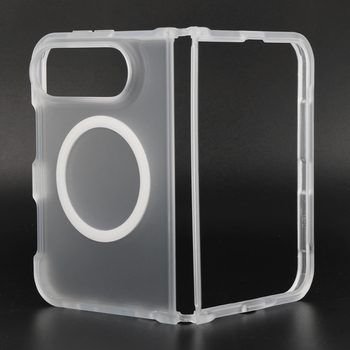 Liavec Cloudy Case do iPhone Duo with connected front and back frame biały