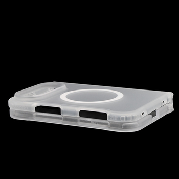 Liavec Cloudy Case do iPhone Duo with connected front and back frame biały