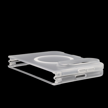 Liavec Cloudy Case do iPhone Duo with connected front and back frame biały
