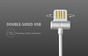 REMAX Cable Waist Drum RC-082m - USB to Micro USB - Grey