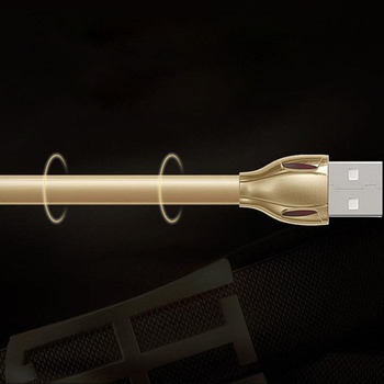 REMAX Kabel Laser RC-035i - USB na Lightning - Iphone 5/SE/6/6S/7/8/X/SE 2020/SE 2022 Różowy