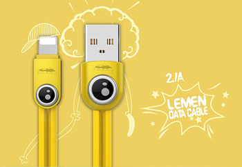 REMAX Kabel Lemen RC-101a - USB na Typ C - Żółty