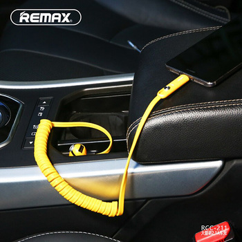 REMAX Ładowarka Samochodowa Cutie RCC-211 - USB - 2,4A z kablem 3 w 1 Micro USB, Lightning, Typ C Niebieski