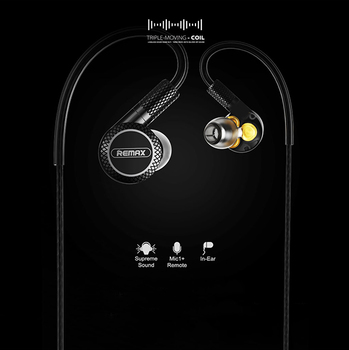 REMAX Słuchawki - RM-590 Srebrny