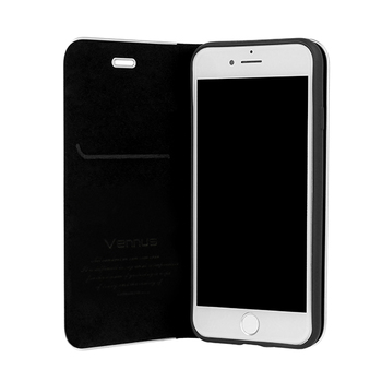 Kabura Vennus Book CARBON z ramką do Iphone 12 Mini czarna
