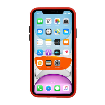 Vennus Color Button Bumper do Samsung Galaxy A20S Czerwony