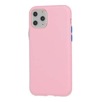 Solid Silicone Case do Iphone 11 Pro jasnoróżowy
