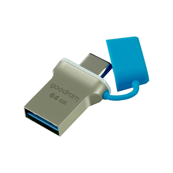 Pendrive GOODRAM ODD3 -  64GB USB 3.0 + Typ C OTG Niebieski