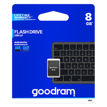 Pendrive GOODRAM UPI2 -   8GB USB 2.0 Czarny