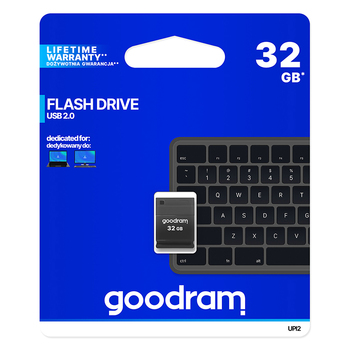 GOODRAM UPI2 Pendrive - 32GB USB 2.0 BLACK