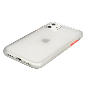 Vennus Color Button Bumper for Samsung Galaxy S21 Ultra Transparent