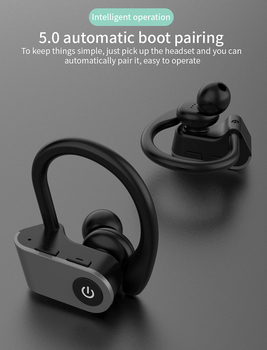 GJBY headphones - BLUETOOTH TWS-03 Dark 