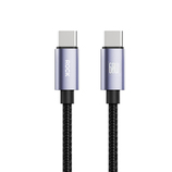 Rock Cable Deep Indigo Series braided - Type C to Type C - PD 60W 2 metres black