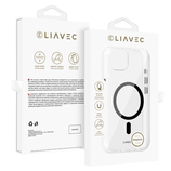 Liavec Glossy Magsafe Clear Case do Iphone 15 czarny