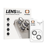 Hartowane szkło Tel Protect 3D Lens na aparat do Iphone 13/13 Mini przezroczyste (obiektyw 2 sztuki)