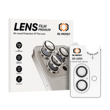 Hartowane szkło Tel Protect 3D Lens na aparat do Iphone 16/16 Plus przezroczysty (obiektyw 2 sztuki)