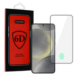 Hartowane szkło Tel Protect Full Glue 6D do SAMSUNG GALAXY S25 EDGE CZARNE (with fingerprint unlock)