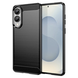 Futerał Carbon do Samsung Galaxy S25 Edge czarny
