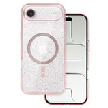 Glitter Magsafe Case do Iphone 17 Air różowy clear