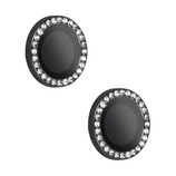 Hartowane szkło HARD DIAMOND na aparat (LENS) do Iphone 17 czarne (obiektyw 2 sztuki)