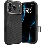 Benks Etui Montage Magnetic Armor Pro Kevlar Metal Frame 600D+1500D (MA69) do Iphone 17 Pro czarny (Camera Control Button)