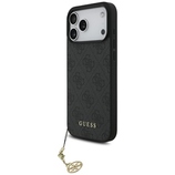 Original Case GUESS 4G Charms Collection MagSafe for Iphone 17 Pro Max black