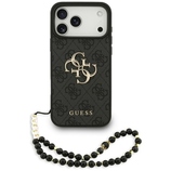 Original Case GUESS 4G Strap 4G Classic Logo for Iphone 17 Pro Max black