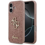 Original Case GUESS Fixed Glitter Big 4G for Iphone 17 pink