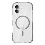 Rock Etui Crystal Clear Magnetic Series do Iphone 17 przezroczysto-czarne
