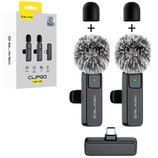 Blavec Mikrofon Bezprzewodowy Krawatowy x 2 MK-01 ClipGo Typ C (LMMK01-B) czarny