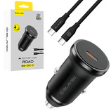 Blavec Ładowarka samochodowa BS-01C-C Road - Typ C - PD 20W z kablem Typ C na Typ C (CCBS01CCR-CB) czarna