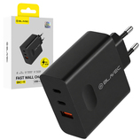 Blavec Ładowarka sieciowa BC-11 GaN - USB + 2xTyp C - QC PD 65W 3A (TCBC11G-U2CB653A) czarna