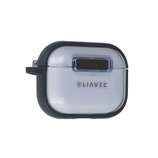 Liavec SlideLock Case do Apple AirPods Pro 3 przezroczysto-niebieski