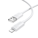 Borofone Kabel BX123 Leya - USB na Lightning - 12W 2,4A 1 metr biały