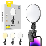 Blavec Lampa pierścieniowa Selfie Aura Mini LED P-60 klips (LPP60-KLB) czarna