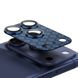 Benks Hartowane szkło Armor Warrior Lens (BE69) do Iphone 17 Pro ArmorGrid niebieski (wyspa)