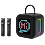 Blavec Głośnik Bezprzewodowy Bluetooth WS-09 Karaoke Fun - 10W z 2 mikrofonami i wyświetlaczem (WS09-2MB) czarny