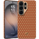 Benks Etui Magnetic Armor Air Armor Grid Kevlar Metal Frame 600D (C.K.FL.SA.GD.A050) do Samsung Galaxy S26 Ultra FORTUNE pomarańczowe