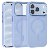 Liavec Cloudy Case with Metal Camera Frame do Iphone 18 Pro/17 Pro jasnoniebieski (Camera Control Button)