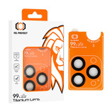 Hartowane szkło Tel Protect Titanium Lens 99% AR na aparat do Iphone 18 Pro/18 Pro Max czarne (obiektyw 3 sztuki)