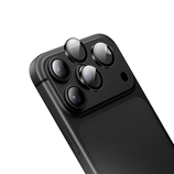 Borofone Hartowane szkło BF14 3D Metal Frame na aparat do Iphone 18 Pro/18 Pro Max czarne