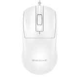 Borofone Mysz komputerowa BG19 Moda przewodowa biała