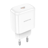 Borofone Ładowarka sieciowa BN3 Premium - Typ C - QC 3.0 PD 2.0 20W biała