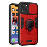 Ring Lens Case for Iphone 13 Mini Red