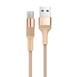 Borofone Kabel BX21 Outstanding - USB na Micro USB - 2,4A 1 metr złoty