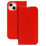 Kabura Book z ramką do Iphone 13 Pro Max czerwona