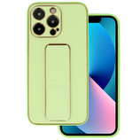 TEL PROTECT Leather Luxury Stand Case do Iphone 11 Pro Miętowy