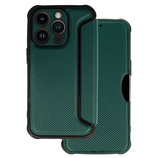 Kabura Razor Carbon Book do Iphone 14 Pro Max ciemnozielona